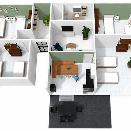 3 Schlafzimmer - 6 Betten, Parkplatz, Balkon, Wlan Bocholt